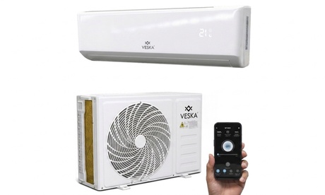 VESKA Climatiseur réversible VESKA avec technologie Inverter, Green