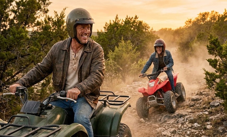 Image 3: Adventurous Hour-Long Ride on a Double Rider ATV