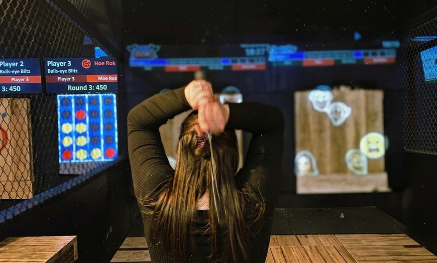 Image 4: Fun Axe Throwing at Montana Nights with Your Friends