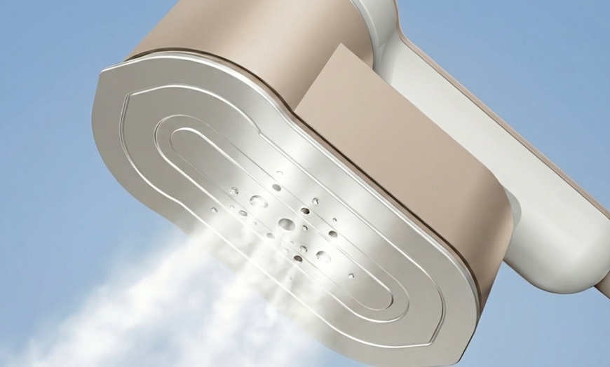 Image 3: Miniplancha de viaje con función de planchado en seco y a vapor