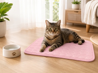 Generise Generise Pet Cooling Mat 50cm x 40cm - PINK X 2, Pink