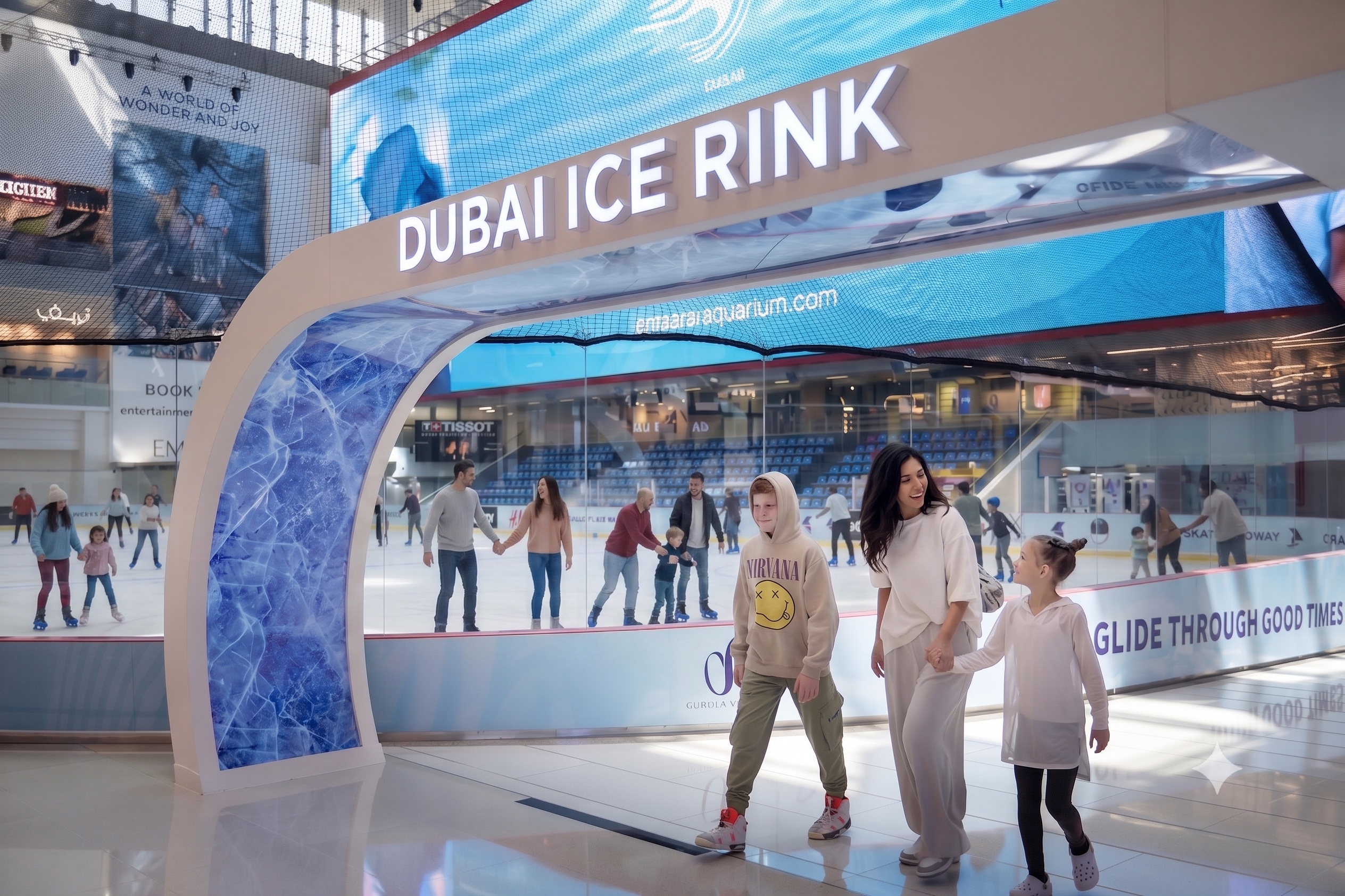 Dubai Ice Rink Entry At Dubai Mall For One Or Two