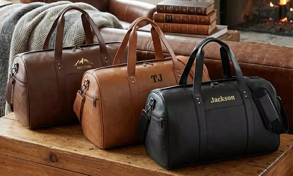 Personalized Duffel Bags by Yes Bobbleheads