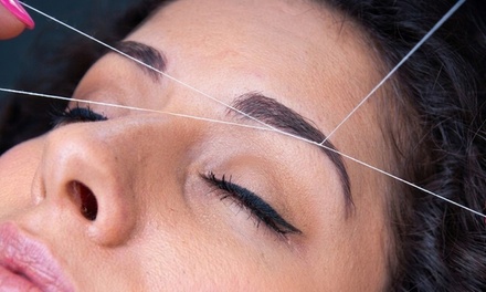One Eyebrow and Upper Lip Threading Session - Precise Beauty Bay