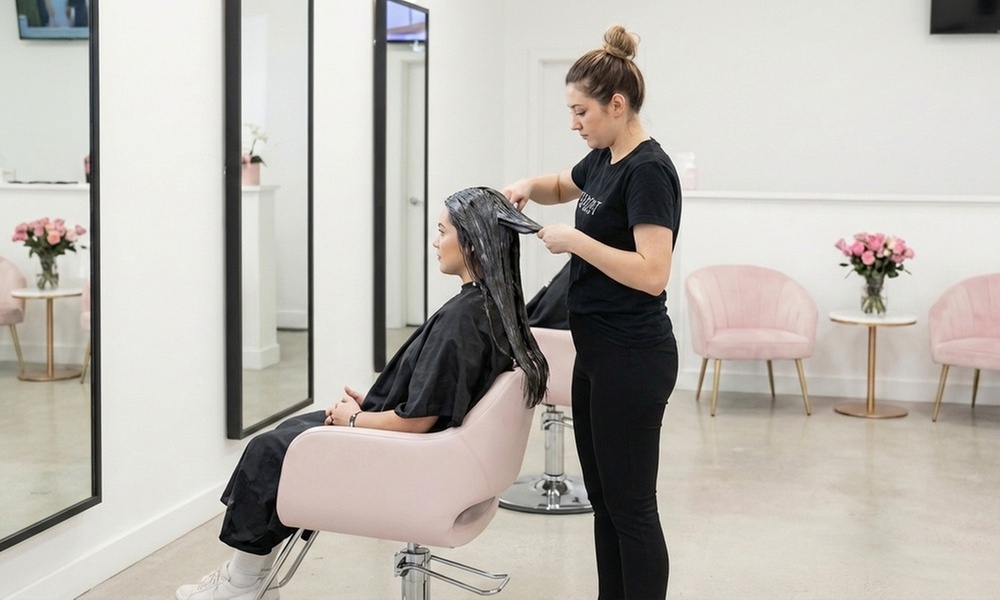 Sesión de peluqueria con opción a ampolla a elegir para 1 persona