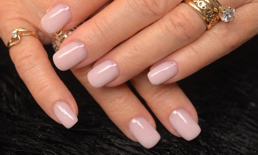 Image 9: Gel Manicure & Pedicure or Full Set Short Acrylic Nail with Gel Polish