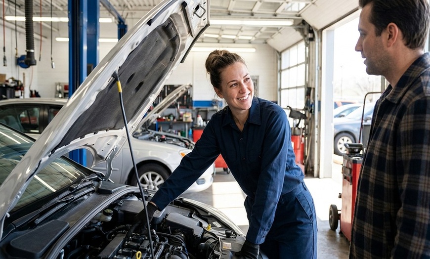 Image 4: Smooth Rides w/ Synthetic Blend Or Full Synthetic Oil & Filter Change
