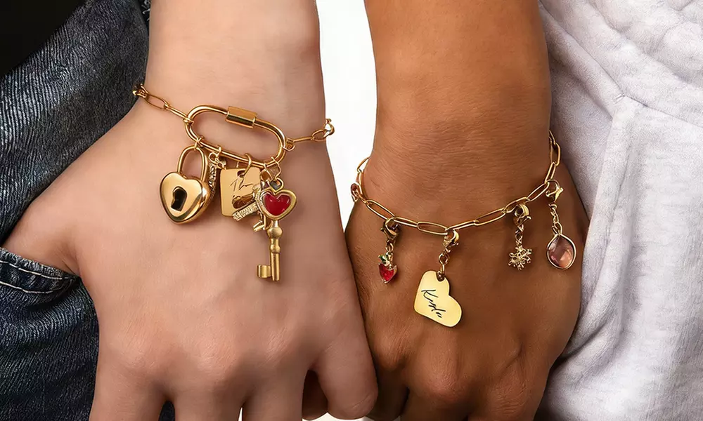 Personalized 1- or 2-Pack Custom Jewelry: Elegant, Premium Stainless Steel Designs for Meaningful & Unique Gifts - Primary Image