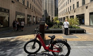 1, 2, or 3-Hour eBike Rentals for Exploring NYC, includes Helmet, Lock & Map (Up to 56% Off)