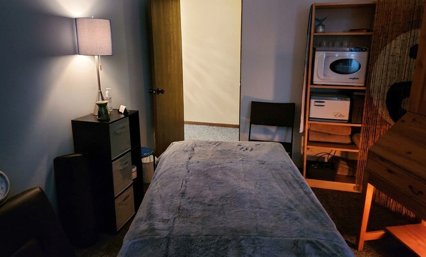 Image 4: Swedish, Shiatsu, or Lymphatic Massage w/ Hot Towels and Aromatherapy