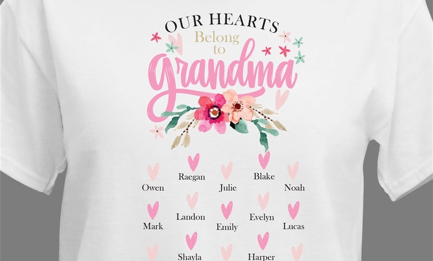 Image 12: Up to 40% Off Personalized Mother's Day T-Shirts
