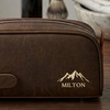Image 9: Travel in Style With Personalized Vegan-Friendly Leather Toiletry Bag (Up to 85% Off)