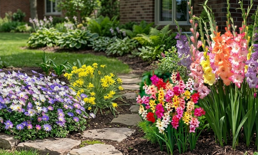 Image 2: Flower Bulb Collections: Bleeding Hearts, Baby's Breath, Gladiolus, Bee & Butterfly Garden
