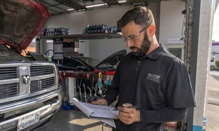 One Synthetic Blend Oil Change - Oilstop Drive Thru Oil Change
