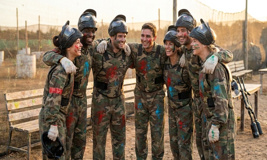 Image 3: Paintball Admission with Gear Up to 93% Off