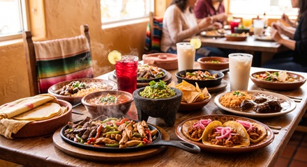 2 Main Dishes + 2 Drinks for 2 people - Picante Habanero Mexican Grill