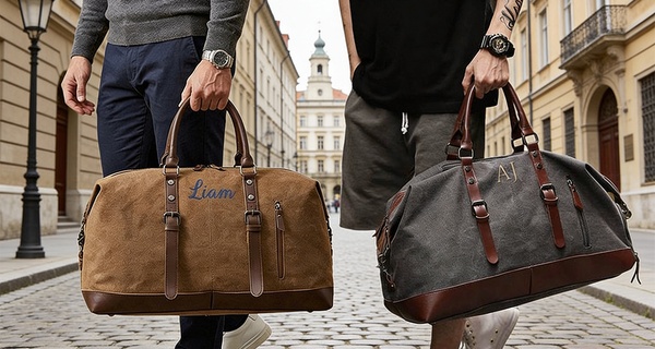 Personalized Duffel Bags by Yes Bobbleheads