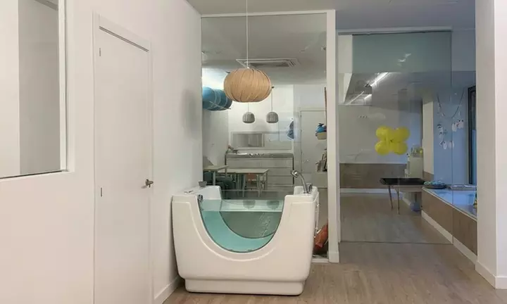 Spa para bebés de 0 a 12 meses con sesión de hidroterapia y masaje