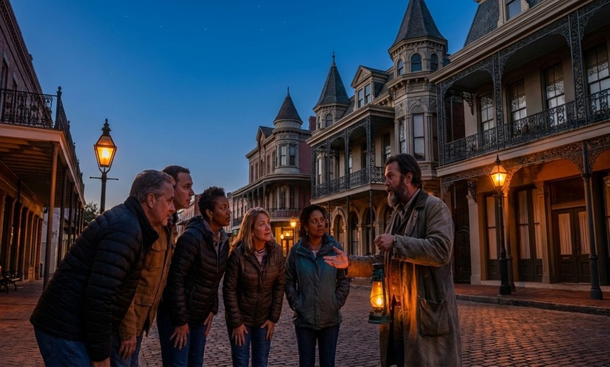 Image 2: 90-Minute Galveston Ghost Hunting Walking Tour with Historic Galveston Ghost Tours - Expert Guide, Iconic Haunted Sites