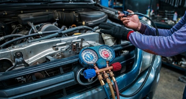 AC System Recharge & Inspection for Optimal Cool Comfort