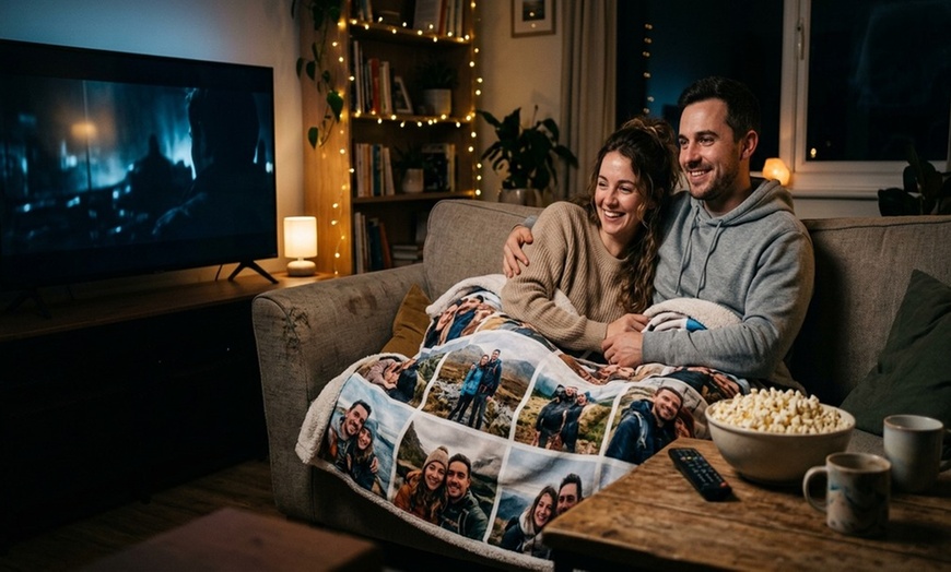 Image 4: Custom Photo Blankets: Standard Fleece or Premium Plush
