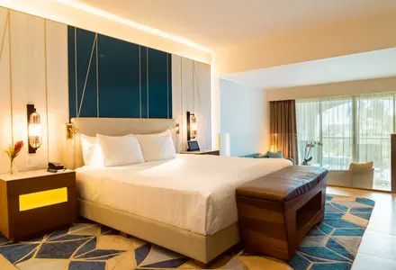 Rock Family Suite (One Bedroom) | King Bed & Two Sofa Beds