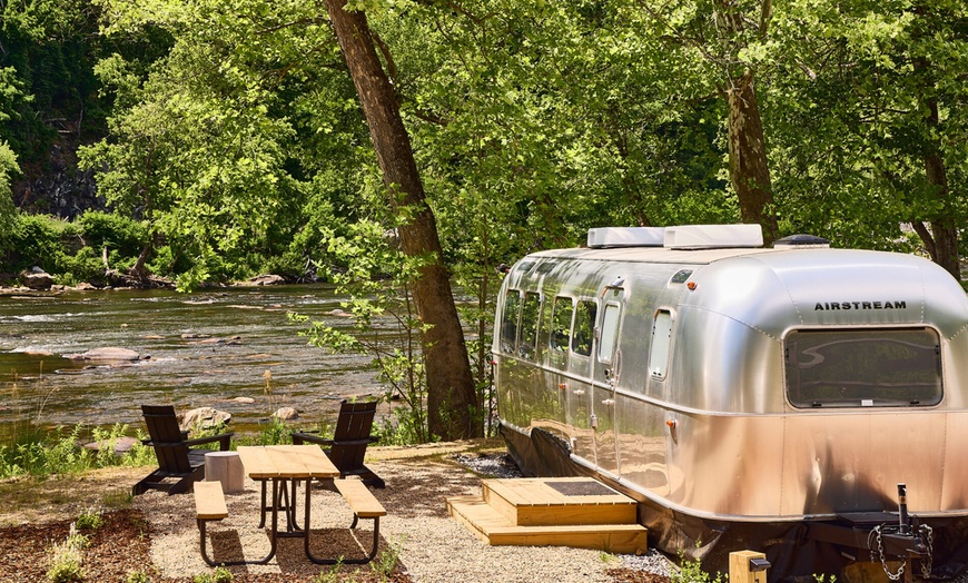 Image 12: Asheville Airstream & Cabin Resort on the French Broad