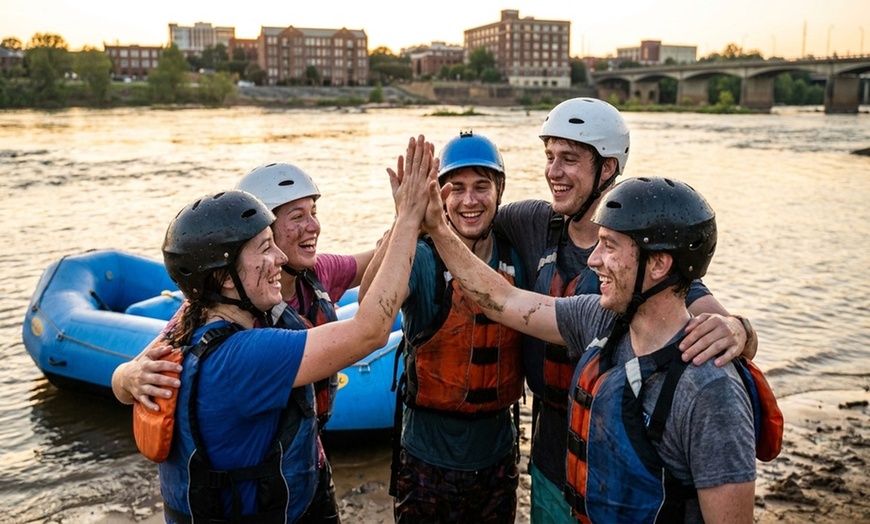 Image 4: Dive Into the Thrill of Whitewater Rafting on the Longest Urban Course