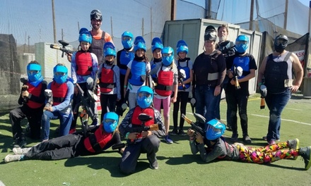One All-Day Admission with Gun & Mask; Valid for Low-Impact Paintball During Open Play (Paint & Air Not Included) - Low-Impact Paintball E-Tickets