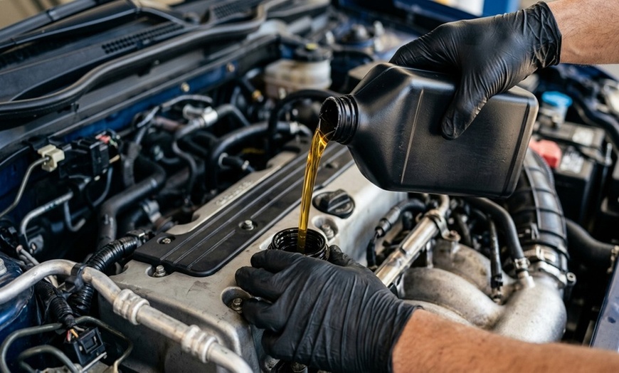 Image 2: Full Synthetic Oil Change 5Qts/ European Vehicles 6Qts w/Tire Rotation