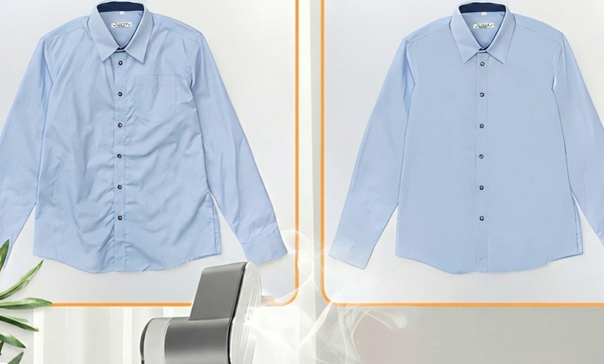 Image 9: Miniplancha de viaje con función de planchado en seco y a vapor