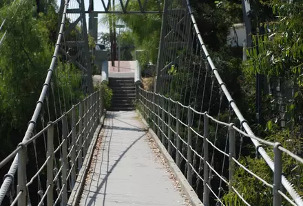 Spruce Street Suspension Bridge