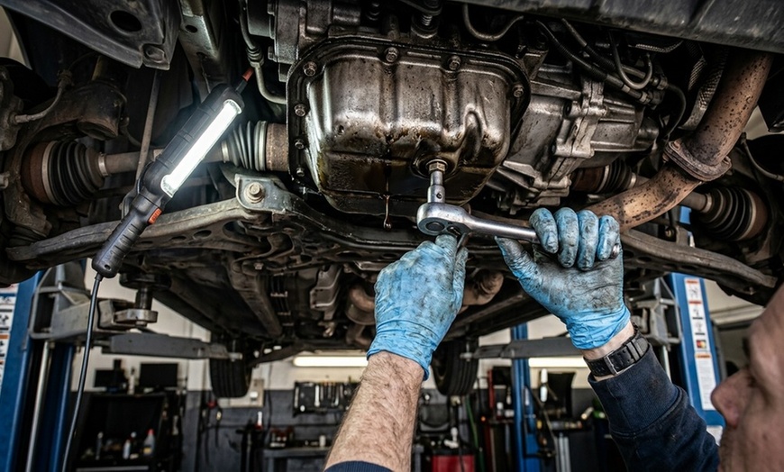 Image 2: Full Synthetic or Synthetic Blend Oil Change