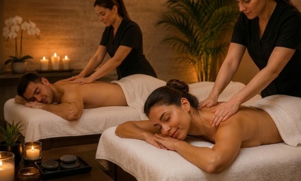 50-Minute Full-Body Massage & Foot Reflexology Combo with Hot Stone Treatment - Spring Massage
