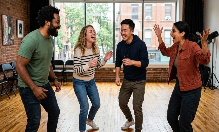 Image 4: Act & Sip NYC: 90-Minute Crash Course with a Free Drink