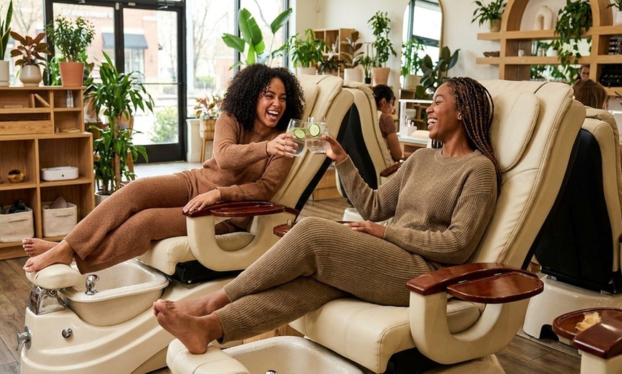 Image 6: Rejuvenate With a Manicure, Pedicure, Massage & Scrub