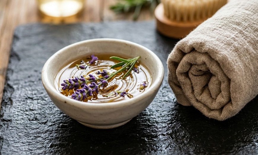 Image 2: 45‑Min Neck/Face Massage or 50‑Min Lymphatic Facial