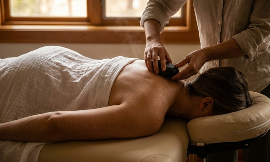 Image 4: 50-Min Deep Tissue/Swedish Massage w/ Warm Stone, Aromatherapy or More