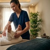 Image 4: Relaxing Couples Massage with Hot Stones and Hot Towels