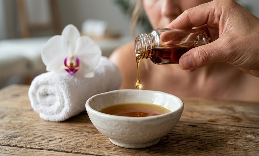 Image 3: 90-Min Hot Stone Body Massage with Scalp Therapy or Lymphatic Drainage