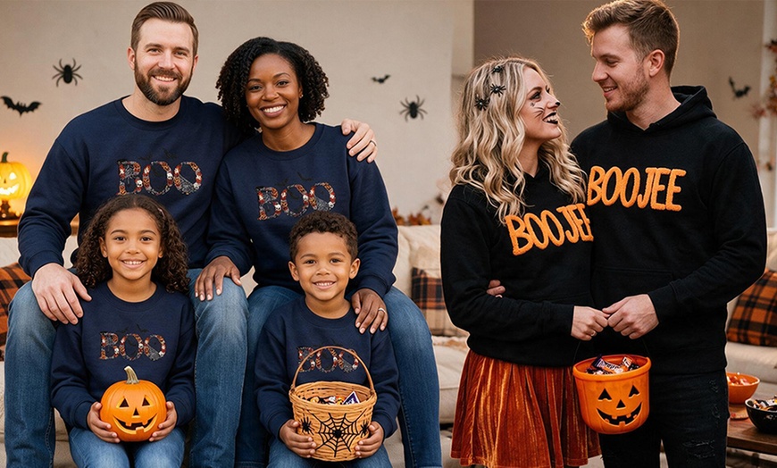 Image 13: Personalize a unisex hoodie for the perfect gift or stylish comfort!