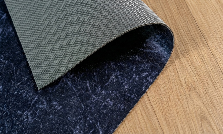 Image 3: Tapis de cuisine en polyester effet velours