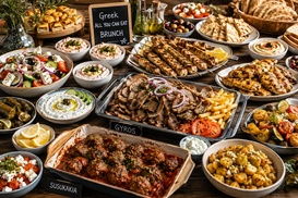 Gönn dir einen griechischen All-you-can-eat Sonntags-Brunch