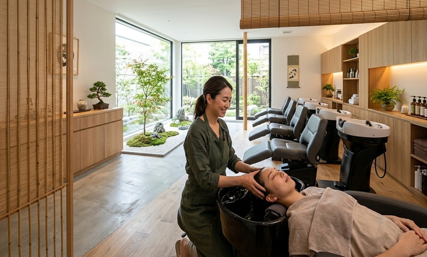 Image 2: 60, 70, or 80-Min Japanese Head Spa & Face Spa Experiences