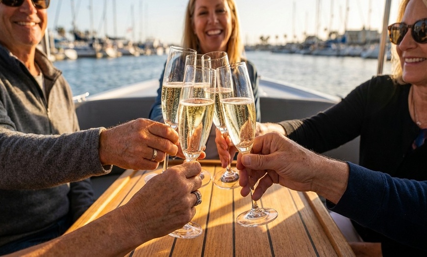 Image 8: Electric Duffy Boat Rentals – Newport Harbor Sunset Cruises