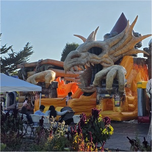 Pumpkin Patch Bash W/Carnival games, Bounce House, Maze with Free Pumpkin for One  - The Patch by Dizzy Chickenz