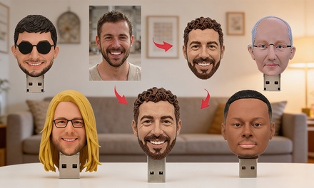 1 Custom USB Drive - Shipping Not Included - Yes Bobbleheads