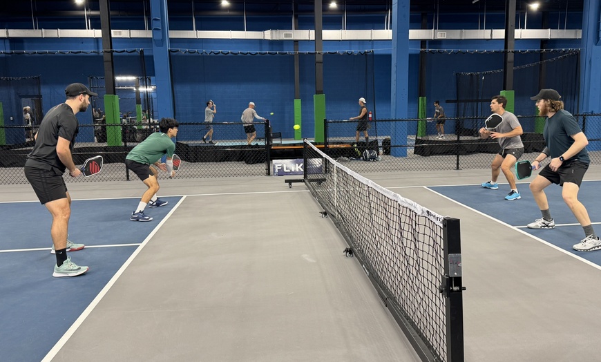Image 5: 1 or 2 Hours Pickleball Court Rental: Off-Peak or Anytime Play