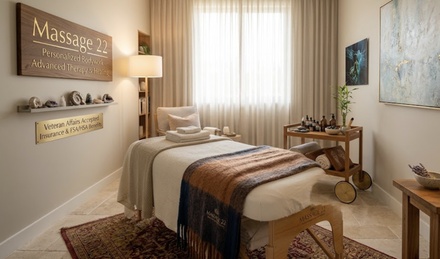 45 Min Swedish Combo Massage with Aromatherapy, Hot Stones, Hot Towels & Back Scrub - Massage 22