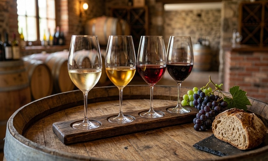 Image 2: Enjoy a Vineyard Experience with Wine Tasting and Take-Home Bottles